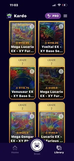 Pokemon EX Full Art Holo Card Lot Mega Lucario, Gengar, Rayquaza XY Sets English - Image 3