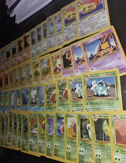 Vintage Pokemon WOTC Lot 66 Cards HOLO + Non-Holo Base/Jungle/Fossil ALL DAMAGED - Image 5