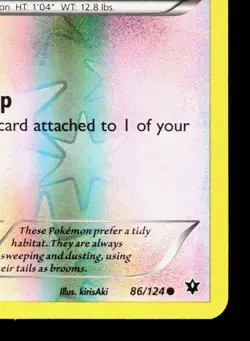 Minccino 86/124 Fates Collide LP Reverse Holo Pokemon Card TCG - Image 5