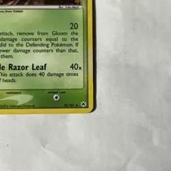 Pokemon Hidden Legends Gloom Reverse Holo Rare Card 35/101 NM Condition - Image 2