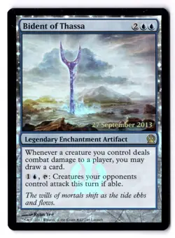 Bident Of Thassa LP* FOIL PROMO Theros ENGLISH 42/249 mtg -UnltdCards - Image 1