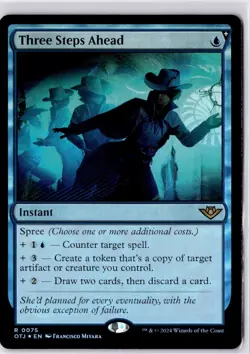 Three Steps Ahead Outlaws of Thunder Junction Foil NM R 0075 - Image 1