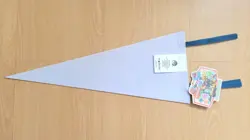 Pokemon World Championships 2025 Anaheim Exclusive Varsity Pikachu Pennant Flag - Image 2