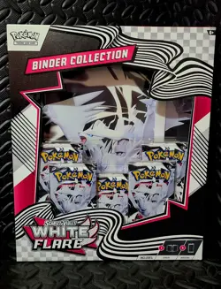 Pokemon Scarlet & Violet White Flare Binder Collection Sealed Box - Image 1