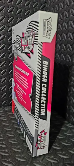 Pokemon Scarlet & Violet White Flare Binder Collection Sealed Box - Image 2
