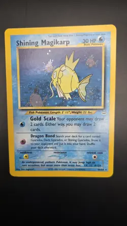 Shining Magikarp 66/64 — Near Mint — Neo Revelation — Vintage Rare Pokemon Card - Image 2