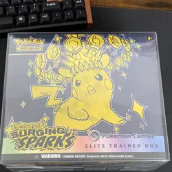 Pokemon Center Elite Trainer Box Scarlet & Violet Surging Sparks Exclusive - Image 1