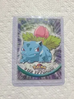 Ivysaur #02 - Pokemon TCG - Pokemon 1999 Topps TV Animation Edition NM - Image 1