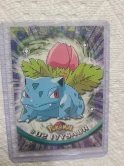 Ivysaur #02 - Pokemon TCG - Pokemon 1999 Topps TV Animation Edition NM - Image 3