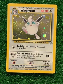 Wigglytuff 19/130 Holo Rare Pokemon 2000 Base Set 2 - Image 1