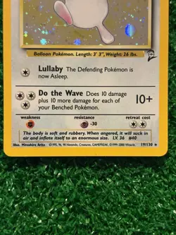 Wigglytuff 19/130 Holo Rare Pokemon 2000 Base Set 2 - Image 5