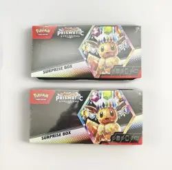 Pokemon Prismatic Evolutions Surprise Box New Sealed (Bundle of 2) - Image 1