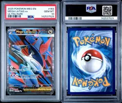 2025 POKEMON MEG EN-MEGA EVOLUTION ULTRA RARE #163 MEGA LATIAS EX PSA 10 - Image 3