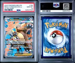 2025 POKEMON MEG EN-MEGA EVOLUTION ULTRA RARE #164 MEGA KANGASKHAN EX PSA 10 - Image 3
