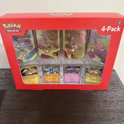Scarlet & Violet 151 Mini Tins 4 Pack SAMS CLUB SEALED Pokemon TCG IN HAND - Image 1