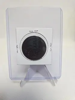 Pokemon Tcg Litten Plastic Promo Flip Coin Orange Shatter Foil-DH - Image 2