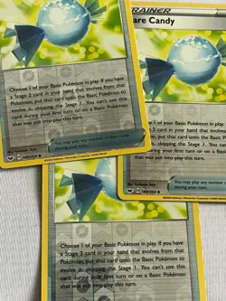 3x Rare Candy (180/202) SWSH Base Set - Foil - Near Mint - 2020 - Pokemon TCG - Image 1