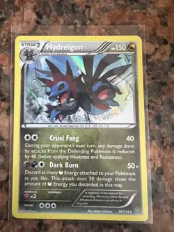 Pokemon TCG Hydreigon Steam Siege 86/114 Holo Holo Rare - Image 1