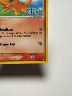 Charmander 48/100 Crystal Guardians Reverse Holo Stamped Near Mint 2006 Pokemon - Image 4