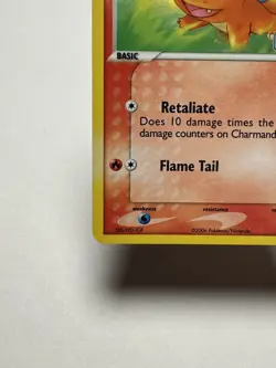 Charmander 48/100 Crystal Guardians Reverse Holo Stamped Near Mint 2006 Pokemon - Image 5