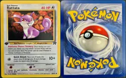 Rattfratz 66/82 1st Edition Pokemon Team Rocket TR 2000 NM Vintage English - Image 2