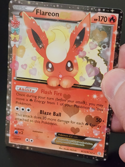 Pokemon Flareon EX RC6/RC32 Generations Radiant Collection Ultra Rare Holo NM - Image 3