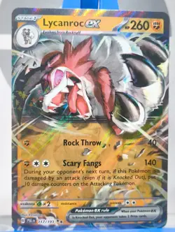 Lycanroc EX Scarlet & Violet: Paldea Evolved 117/193 - Double Rare - Pokemon TCG - Image 3