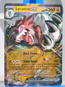 Lycanroc EX Scarlet & Violet: Paldea Evolved 117/193 - Double Rare - Pokemon TCG - Image 4