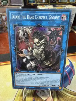 Yu-Gi-Oh! Dharc The Dark Charmer Gloomy RA03-EN048 Super Rare 1st Edition NM - Image 1