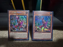 Yugioh Kashtira MP23 Prismatic Secret Rare 2 Fenrir + 3 Unicorn NM 1st Ed - Image 2