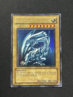 Blue-Eyes White Dragon SDK-001 Starter Deck Kaiba Unlimited Print Yugioh - Image 1