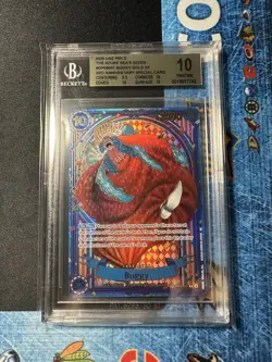 One Piece TCG Azure Sea’s Seven 3rd Anniversary SP Buggy Gold BGS 10 Pristine - Image 1