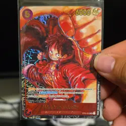 Bandai One Piece CCG Monkey D. Luffy Character ST01-012 Rush Holo 6000 - Image 1