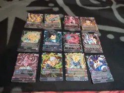 Dragon Ball Super Card Game FB04 Lot Of 12 SR Cards - Image 1