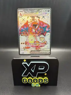 Charizard 215/197 WITH CARD DISPLAY Obsidian Flames Ultra Rare Pokemon TCG - Image 2