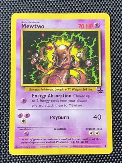 Pokemon Mewtwo #14 Black Star Promo Card Lots Of 2 - Image 2