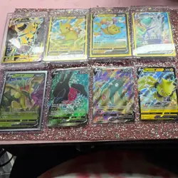 Pokemon TCG Pikachu V & Gengar V & Regidrago V & Shaymin V Card Lot (18) - Image 1