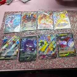 Pokemon TCG Pikachu V & Gengar V & Regidrago V & Shaymin V Card Lot (18) - Image 2