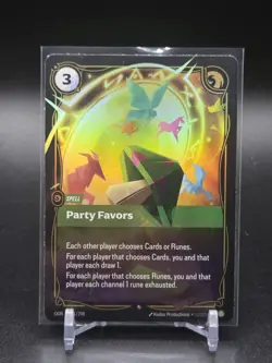 Riftbound Party Favors Foil card OGN 071/298 League of Legends English - Image 1