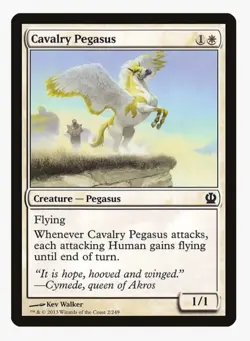 Cavalry Pegasus | Theros (THS) | MTG Magic Card | Flying | MP - Image 1