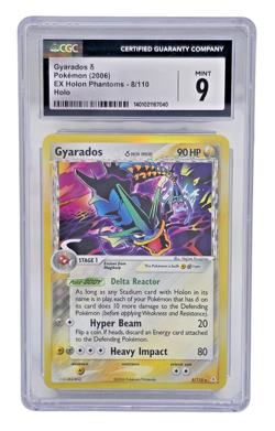 2006 Pokemon GYARADOS 8/110 Holo CGC ~ 9 EX Holon Phantoms Card - Image 1