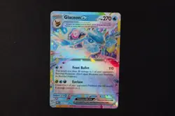 Glaceon ex 026/131 Holo Shiny Pokemon Card Prismatic Evolutions 2025 NEAR MINT - Image 1