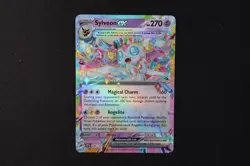 Sylveon ex 086/191 Holo Shiny Pokemon Card Surging Sparks 2025 NEAR MINT - Image 1