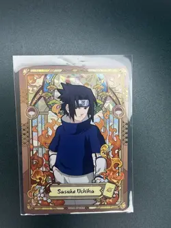 Sasuke Uchiha NARUTO NRSA01-SP-002L5 Naruto Kayou Card ENG Heaven Scroll RARE ☁ - Image 3