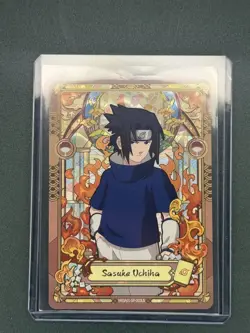 Sasuke Uchiha NARUTO NRSA01-SP-002L5 Naruto Kayou Card ENG Heaven Scroll RARE ☁ - Image 4