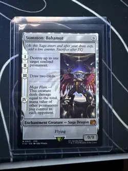 Magic: The Gathering Summon: Bahamut Final Fantasy Dragon Mythic Regular - Image 1
