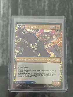 MTG Norman Osborn 0220 FOIL Borderless Mythic - Image 2