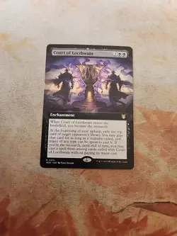 Court Of Locthwain Extended Art Commander Wilds Of Eldraine MTG NM - Image 1