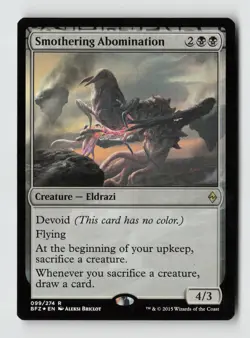 Smothering Abomination *FOIL* R Battle for Zendikar BFZ 99 LP - Image 1