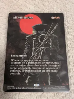 MTG All Will Be One - Borderless, NM-Mint, English Teenage Mutant Ninja Turtles - Image 1